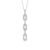 Pingente Chains em Prata 925 com Safiras Incolores