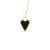 Pingente Cuore em Ouro Amarelo 18k com Esmalte