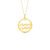 Pingente Zodíaco Aquário em Ouro Amarelo 18k com Safira Incolor