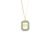 Pingente Alfabeto Letra W em Ouro Amarelo 18k com Esmalte
