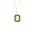 Pingente Alfabeto Letra K em Ouro Amarelo 18k com Esmalte