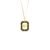 Pingente Alfabeto Letra F em Ouro Amarelo 18k com Esmalte