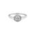 Anel Solitário Celebration em Ouro Branco 18k com Diamantes 0,28 ct