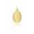 Pingente Medalha N.Sra de Fátima em Ouro Amarelo 18k