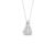 Pingente Medalha N.Sra. Aparecida em Ouro Branco 18k com Diamantes