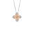 Pingente Giardino em Ouro Rosé e Ouro Branco 18k com Diamantes
