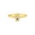 Anel Life Patuás III Hamsá em Prata 925 com Banho de Ouro Amarelo 18k e Pedras Azul e Incolores