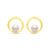 Brinco Frame em Ouro Amarelo 18k com Pérola