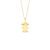 Pingente Menina em Ouro Amarelo 18k