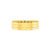 Anel V Love em Ouro Amarelo 18k com Diamantes