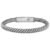 Pulseira Life com Corda Cinza em Aço