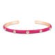 Bracelete Life Joyful em Prata 925 com Pedras Incolores e Esmalte