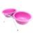 Comedouro Duplo Royale Rosa