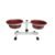 Comedouro Regulável Royale Vermelho