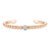 Bracelete Life Serenne em Liga Rosé com banho de Ouro Rosé e Pedra Incolor