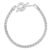 Pulseira Life em Couro Prata com Prata 925