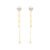 Brinco Gold em Ouro Amarelo 18k com Pérola
