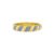 Anel Viena Color em Ouro Amarelo 18k com Esmalte Azul