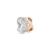 Separador Life My Rosé Infinito em Prata 925 com Banho de Ouro Rosé 18k e Topázios Incolores
