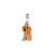 Pingente Life Animal Golden em Prata 925 com Esmalte