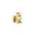 Separador Life Sapo com Coroa em Prata 925 Banho de Ouro Amarelo 18k
