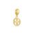 Pingente Life Origens Medalha Cruz Sagrada em Prata 925 com Banho de Ouro Amarelo 18k