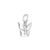 Pingente Life Animal Borboleta em Prata 925