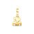 Pingente Life Mama I Love Mom em Prata 925 com Banho de Ouro Amarelo 18k