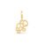 Pingente Life Animal Tartaruga em Prata 925 com Banho de Ouro Amarelo 18k