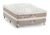 Cama Box + Colchão Castor Casal Molas Pocket Silver Star Air Double Face 138x188x74cm
