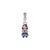 Pingente Life Super Mãe em Prata 925 com Esmalte