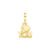 Pingente Life Amor I Love You em Prata 925 com Banho de Ouro Amarelo 18k