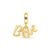 Pingente Life Desejos Brave em Prata 925 com Banho de Ouro Amarelo 18k