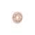 Pingente Life Wishes To The Moon And Back em Liga Rosé com Banho de Ouro Rosé 18k
