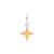 Pingente Life Estrela em Prata 925 com Esmalte