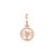 Pingente Life Mama Árvore da Vida em Liga Rosé com Banho de Ouro Rosé 18k