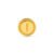 Pingente Life Letra I em Prata 925 com Banho de Ouro Amarelo 18k