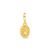 Pingente Life Religião II Medalha N.Sra. Aparecida em Prata 925 com Banho de Ouro Amarelo 18k