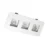 Plafon Embutir Aluminio Branco 19,5cm