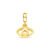Pingente Life Patuás Olho Grego em Prata 925 com Banho de Ouro Amarelo 18k