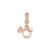 Pingente Life Soul Solitário em Liga Rosé com Banho de Ouro Rosé 18k