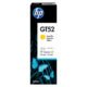 Garrafa Hp Gt52 Amarela Original (M0h56al) Para Hp Deskjet 5822, Hp Smart Tank 617, 517, 514