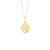 Pingente Lullaby Anjinho em Ouro Amarelo 18k com Safira Incolor