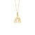 Pingente Lullaby Arco-Íris em Ouro Amarelo 18k com Safira Incolor