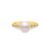 Anel Reali em Ouro Amarelo 18K com Pérola e Diamantes