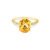 Anel Reali em Ouro Amarelo 18k com Citrino e Diamantes