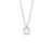 Pingente Solitário em Ouro Branco 18k com Diamantes 0,15 ct