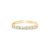 Meia Aliança Eternity em Ouro Amarelo 18k com Diamantes