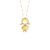 Pingente Menina em Ouro Amarelo 18k