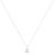 Colar Life Astro Gota em Prata 925 com Pedras Rosas